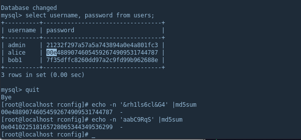 md5 stored magic hashes